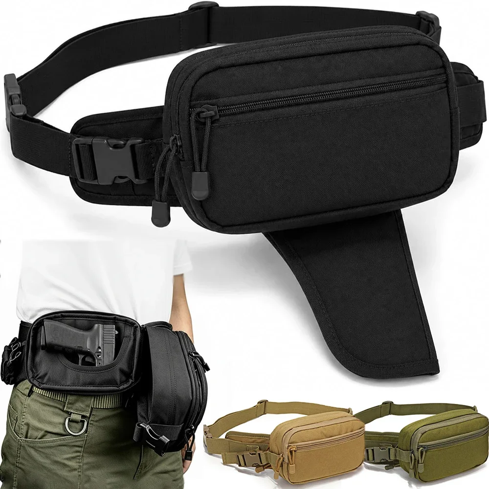Edc Pistol Carry Bag - Concealed Carry Fanny Pack with Pistol