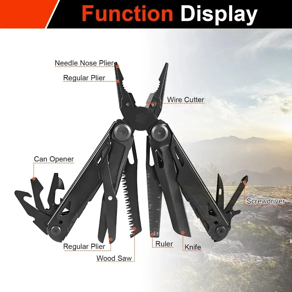 Edc Carry Pliers - Multi-Tool Pliers Fishing Camping Tactical Pliers