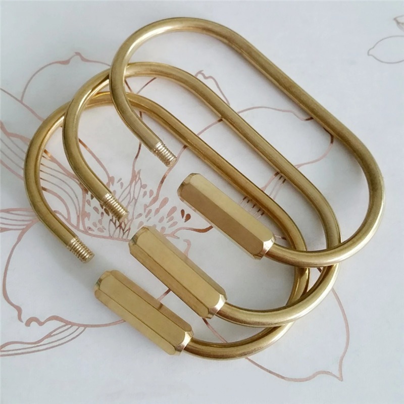 Solid Brass Screw Keychain D-S - Edc Car Carry recension och pris