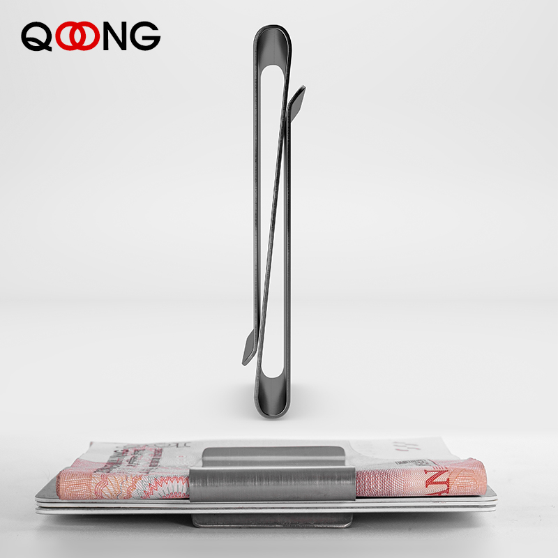 QOONG Stainless Steel Slim Dou - Money Clip Magnetic recension och pris