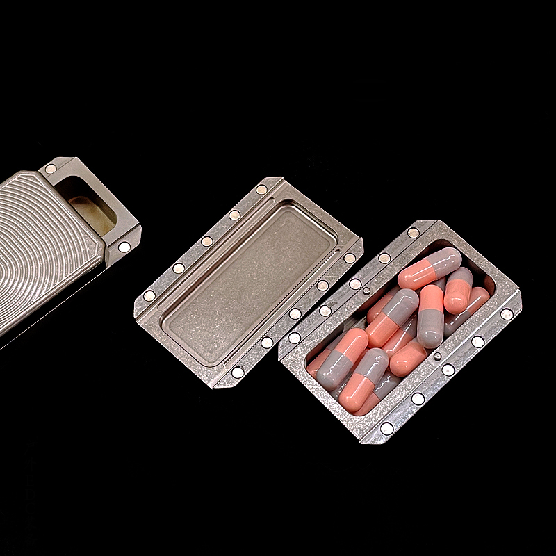 New TC4 Titanium Medicine Pill - Edc Pill Carry recension och pris