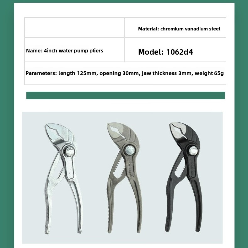 Compact 4 Inch Micro Water Pum - Edc Carry Pliers recension och pris