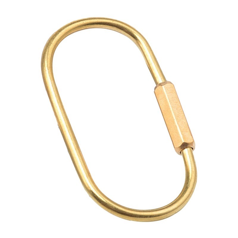 Pure Copper Oval Screw Lock Ke - Edc Car Carry recension och pris