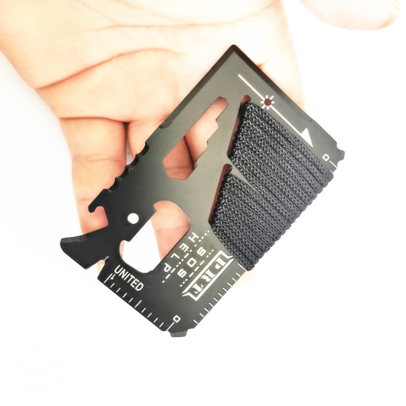 Stainless Steel Wallet Surviva - Multitool Credit Card recension och pris