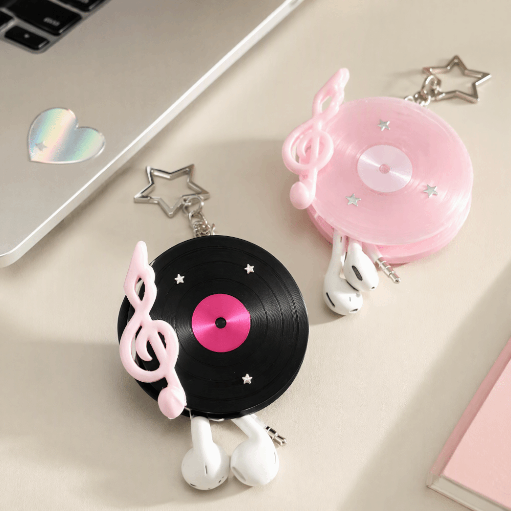 Y2K Vinyl Record Keychain Kore - Cable Winder Keychain recension och pris