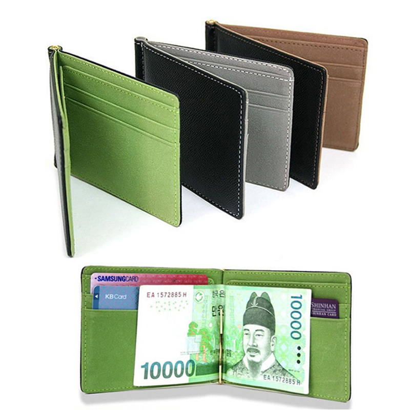 Slim Men's Leather Money Clips - Money Clip Magnetic recension och pris