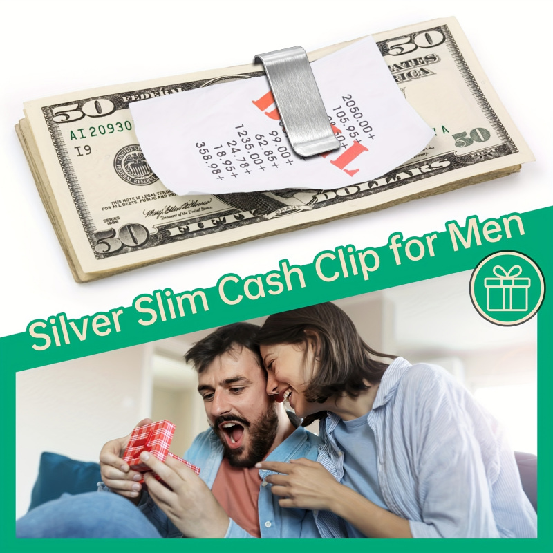 20PCS Stainless Steel Silver S - Money Clip Magnetic recension och pris