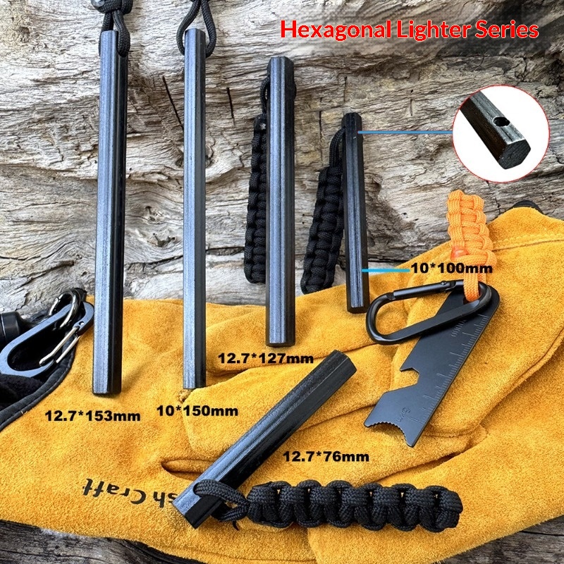 New Windproof Fire Starter, Po - Ferro Rod Striker recension och pris