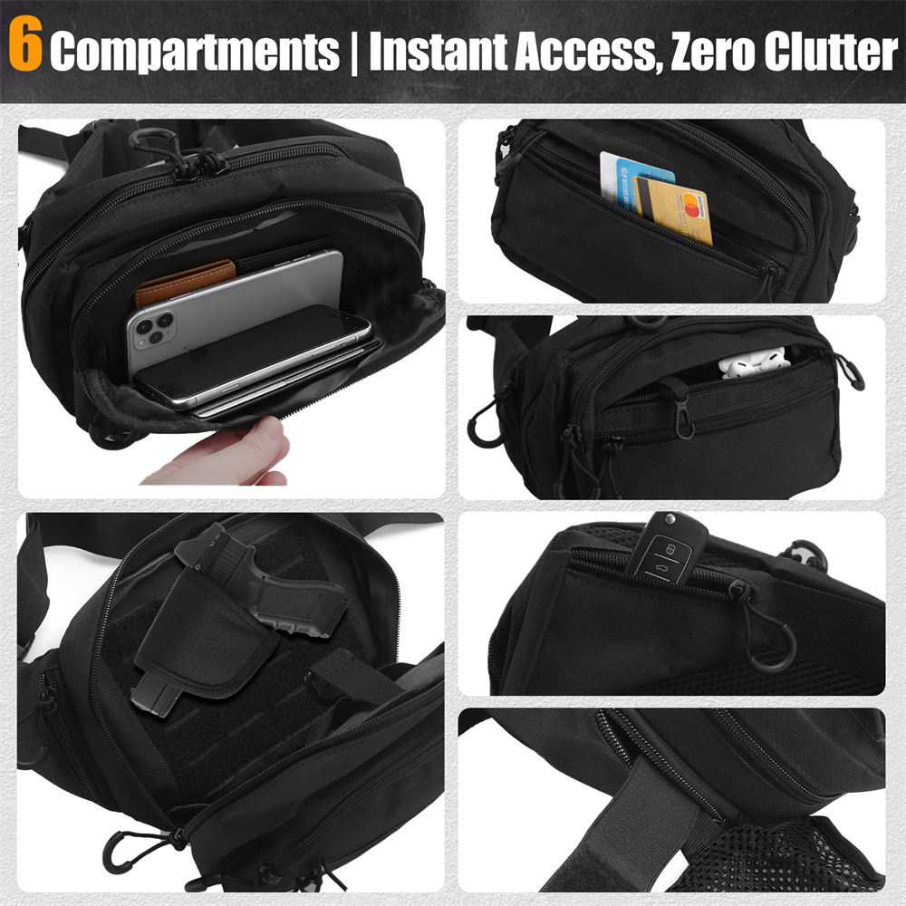 Tactical Pistol Gun Bag Concea - Edc Pistol Carry Bag recension och pris