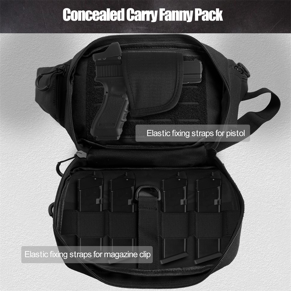 Tactical Pistol Gun Bag Concea - Edc Pistol Carry Bag recension och pris