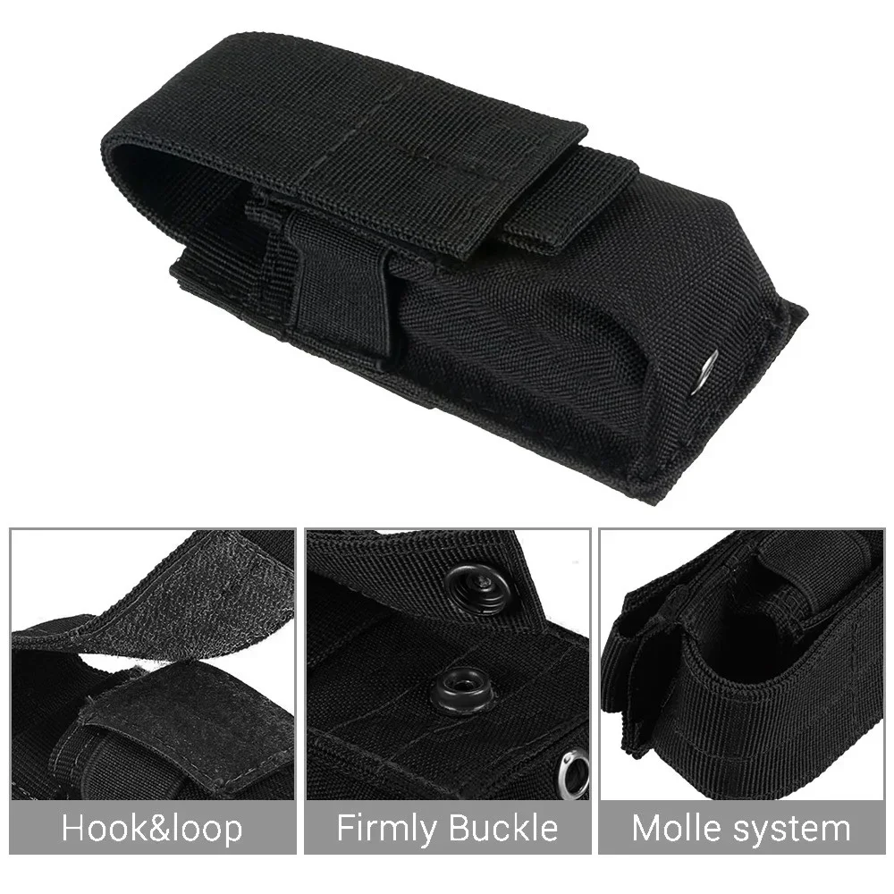 Tactical Molle Flashlight Pouc - Edc Concealed Carry Knife recension och pris
