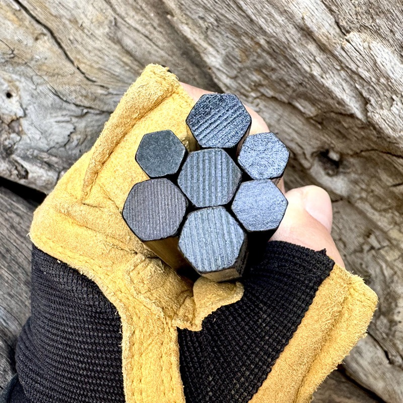 Hand Woven Rope Hexagonal Flin - Ferro Rod Striker recension och pris