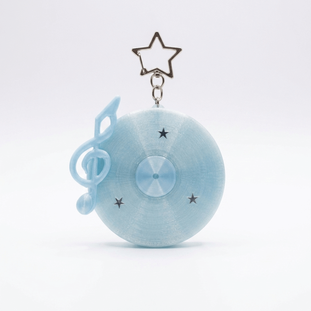 Y2K Vinyl Record Keychain Kore - Cable Winder Keychain recension och pris