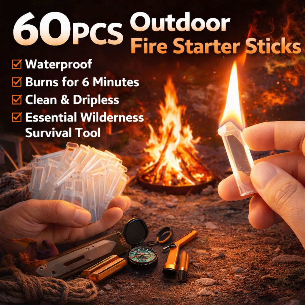 60PCS Waterproof Fire Starter  - Ferro Rod Striker recension och pris