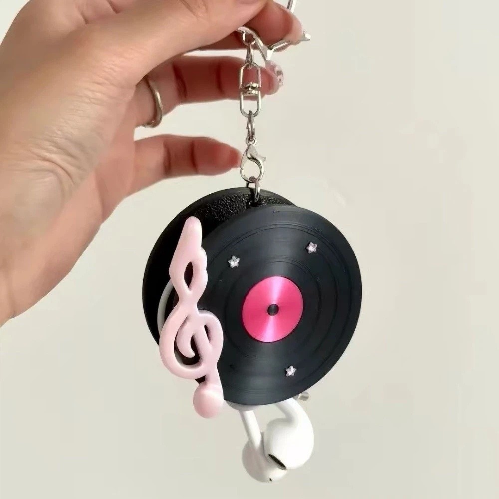 Y2K Vinyl Record Keychain Star - Cable Winder Keychain recension och pris