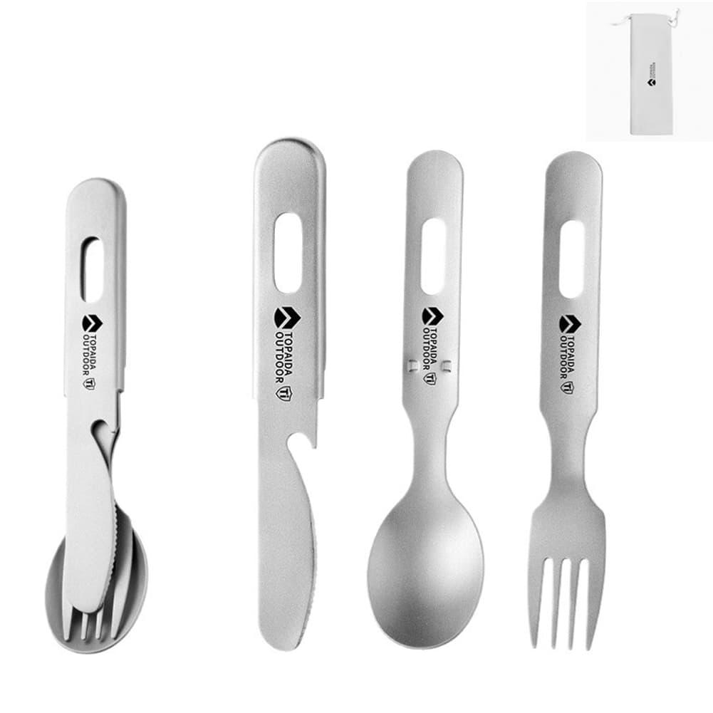 3 in 1 Titanium Camping Fork S - Edc Everyday Carry Knives recension och pris