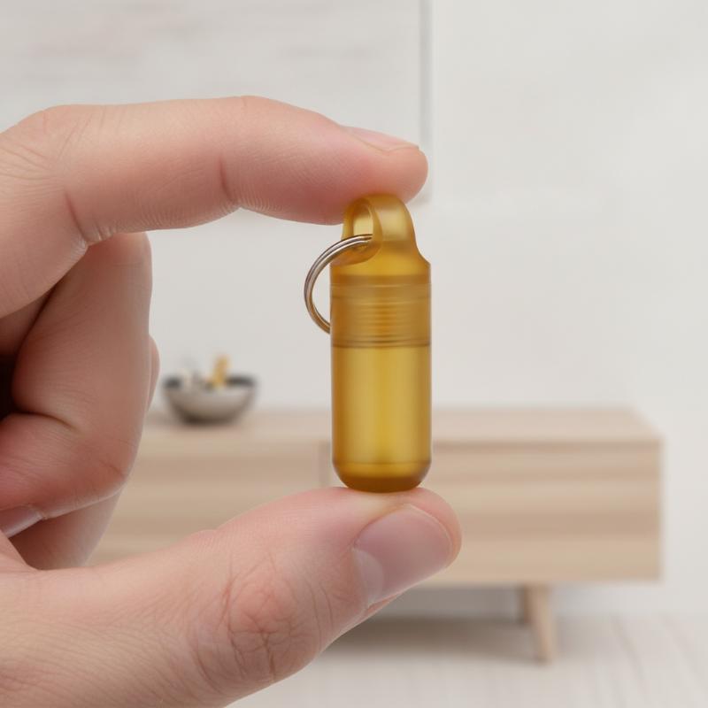 Small PEI Pill Bottle Multifun - Edc Pill Carry recension och pris